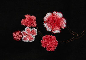 Схема для вышивки в технике punchneedle "Цветущая сакура"